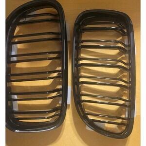 For 2009-2012 BMW 3 Series E90 E91 LCI 325i 320i Front Kidney Grille Gloss Black